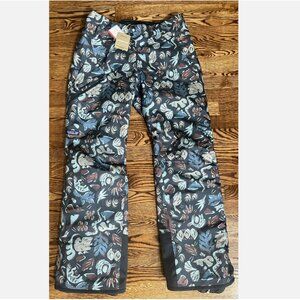 Patagonia Insulated Powder Town Ski Snow Pants Women's Size M Across Oceans NWT